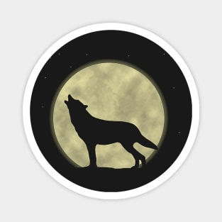 Howling Wolf Magnet